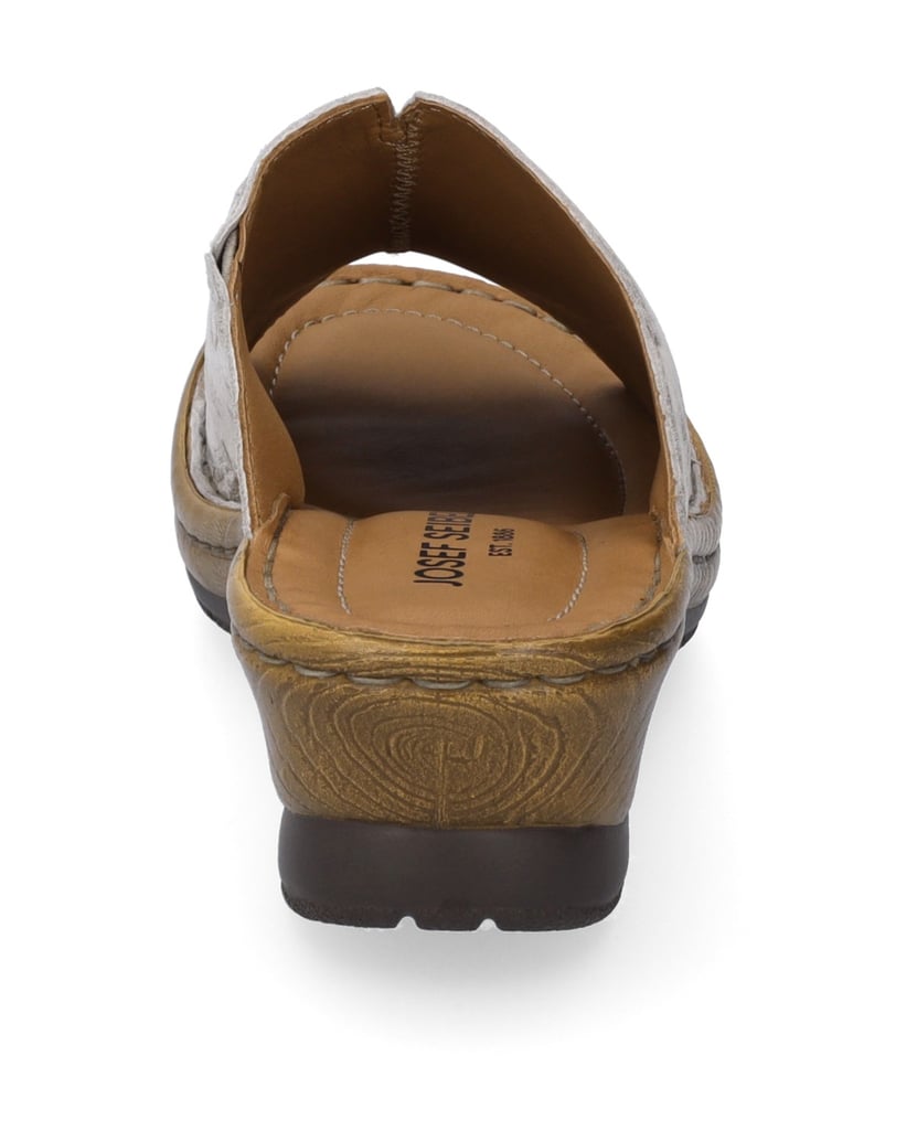 JOSEF-SEIBEL-Clog-Catalonia-58,-creme-multi-beige