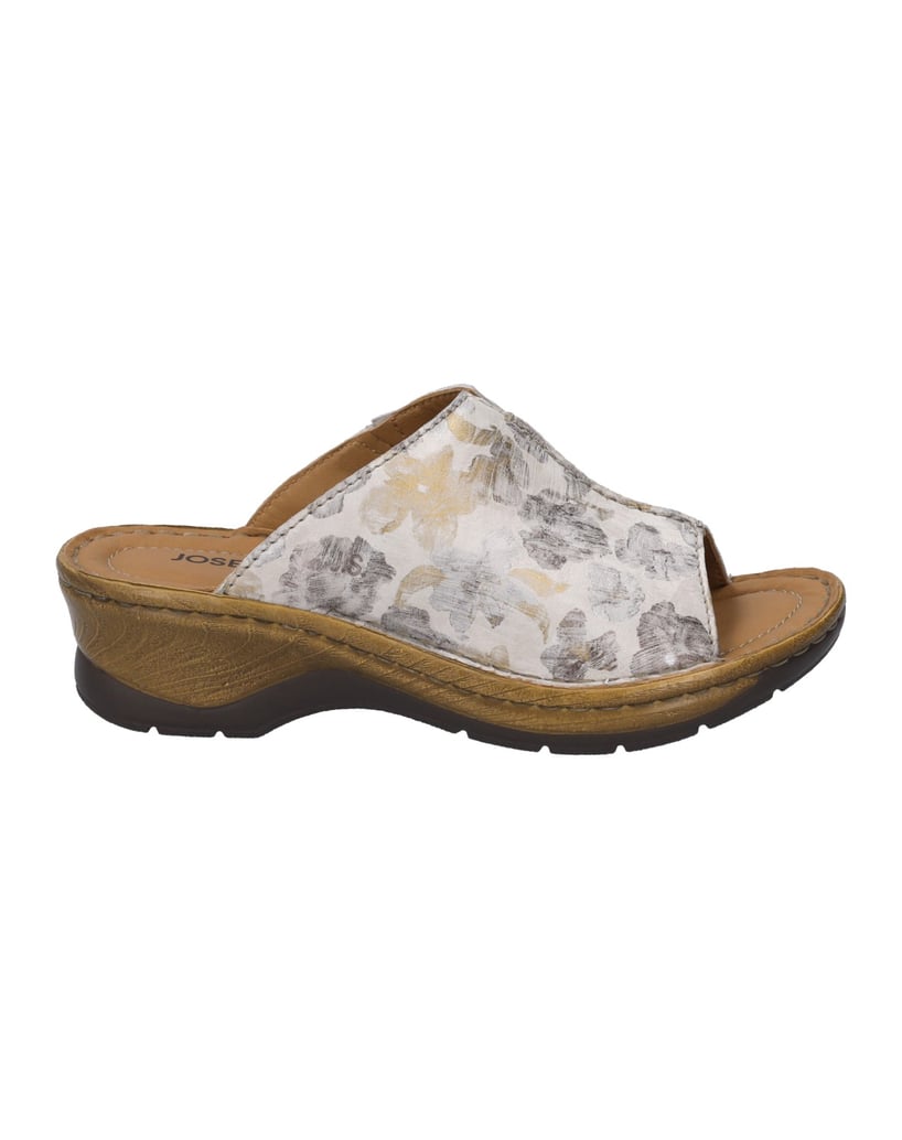 JOSEF-SEIBEL-Clog-Catalonia-58,-creme-multi-beige