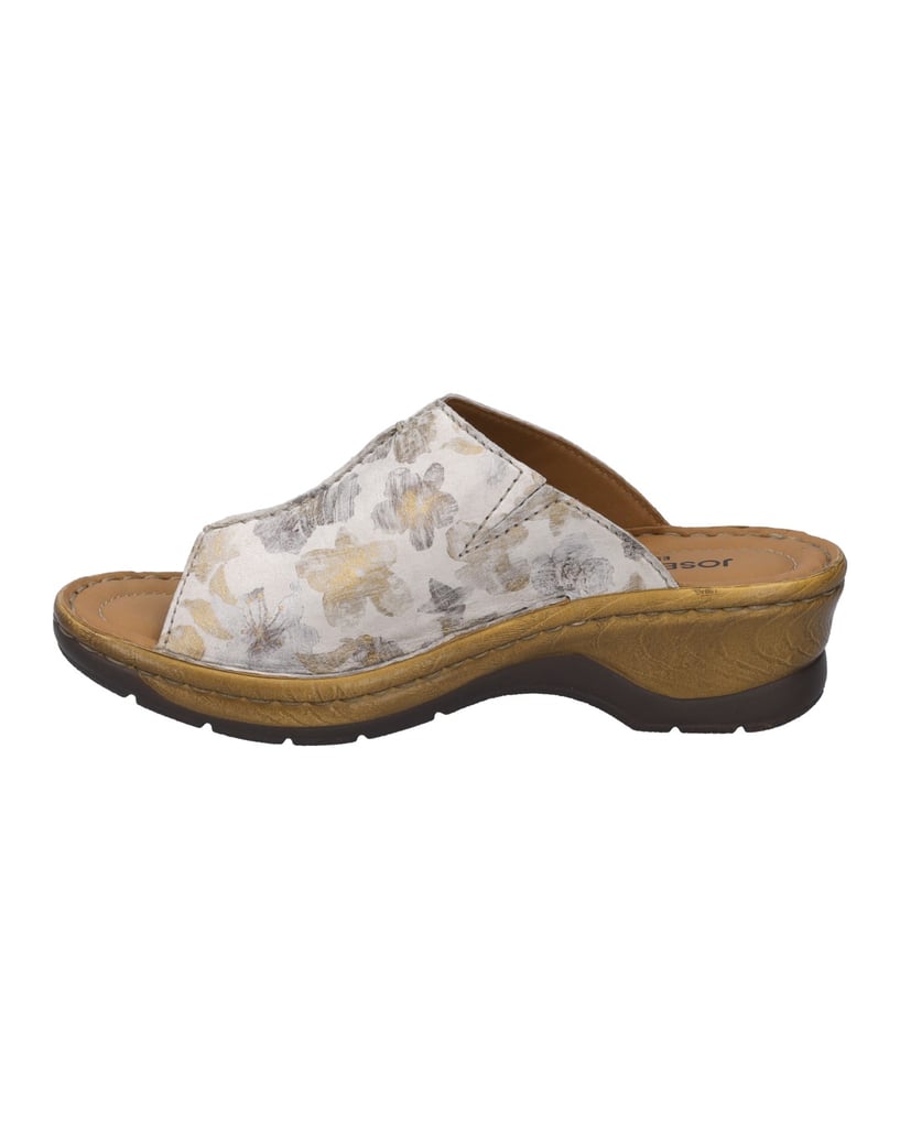 JOSEF-SEIBEL-Clog-Catalonia-58,-creme-multi-beige