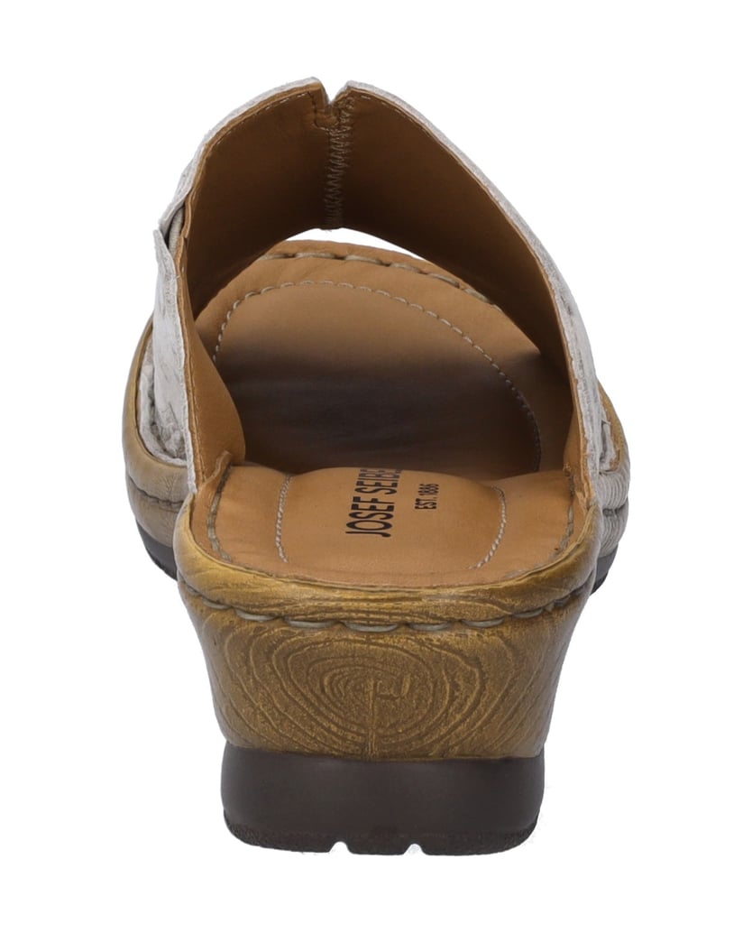 JOSEF-SEIBEL-Clog-Catalonia-58,-creme-multi-beige