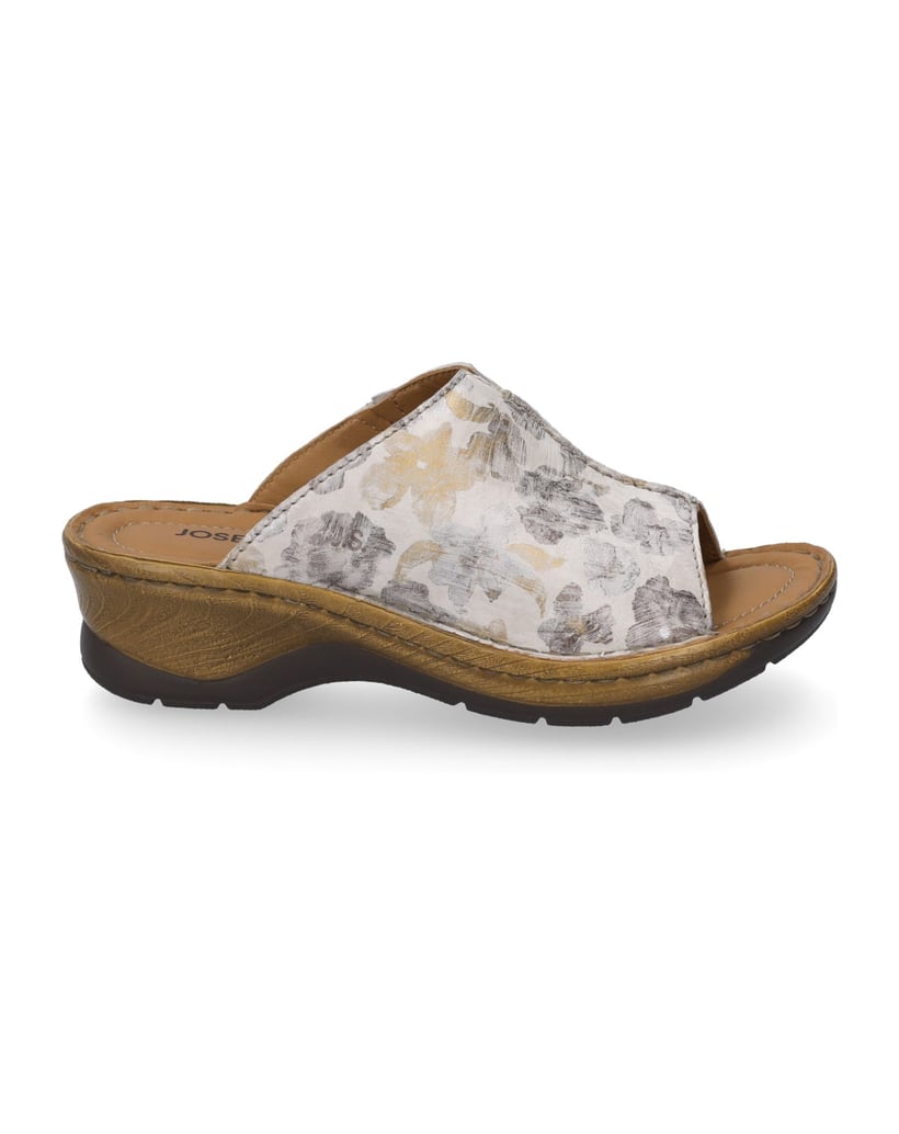 JOSEF-SEIBEL-Clog-Catalonia-58,-creme-multi-beige