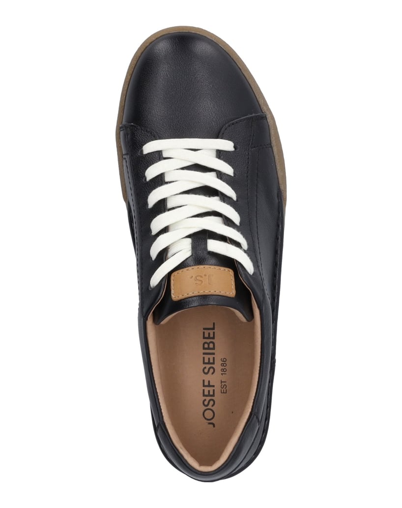 JOSEF-SEIBEL-Sneaker-Claire-01,-schwarz-kombi-schwarz
