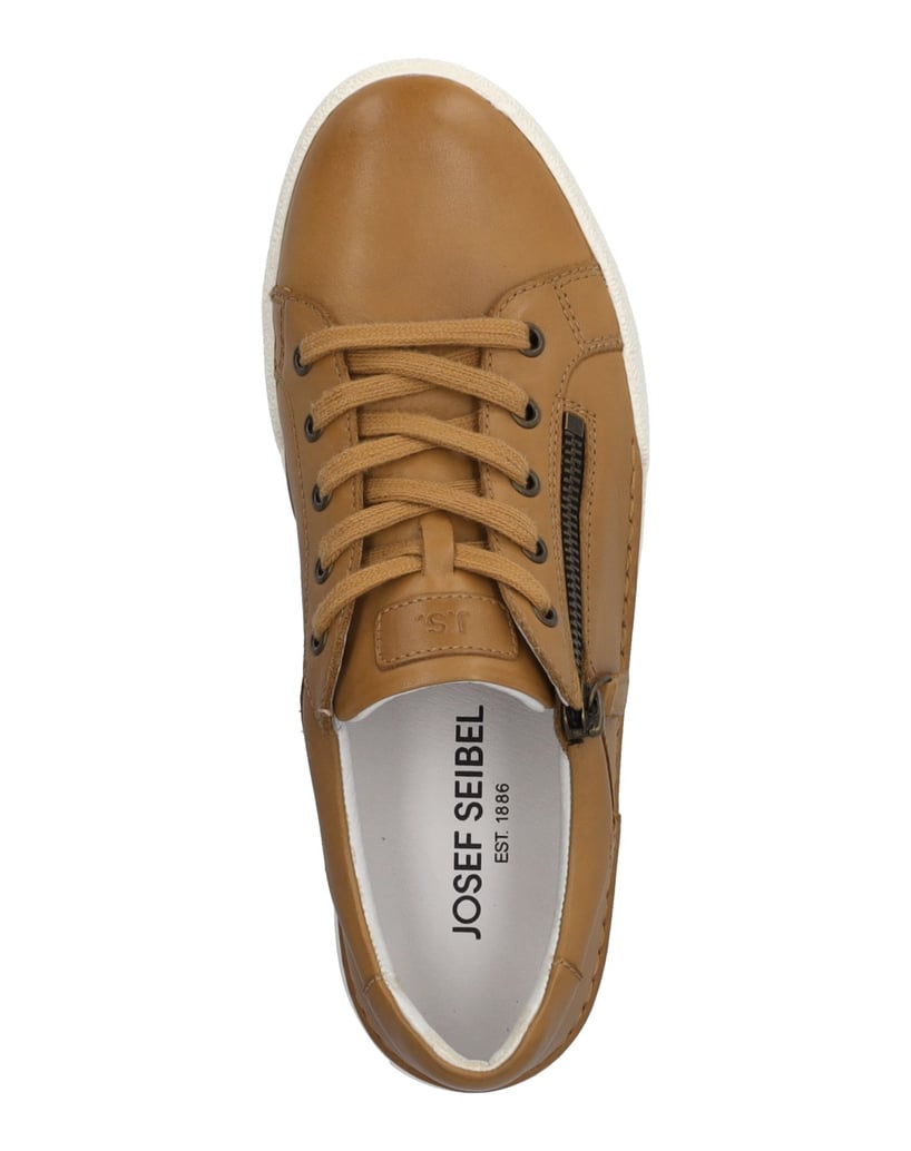 JOSEF-SEIBEL-Sneaker-Claire-03,-camel-cognac
