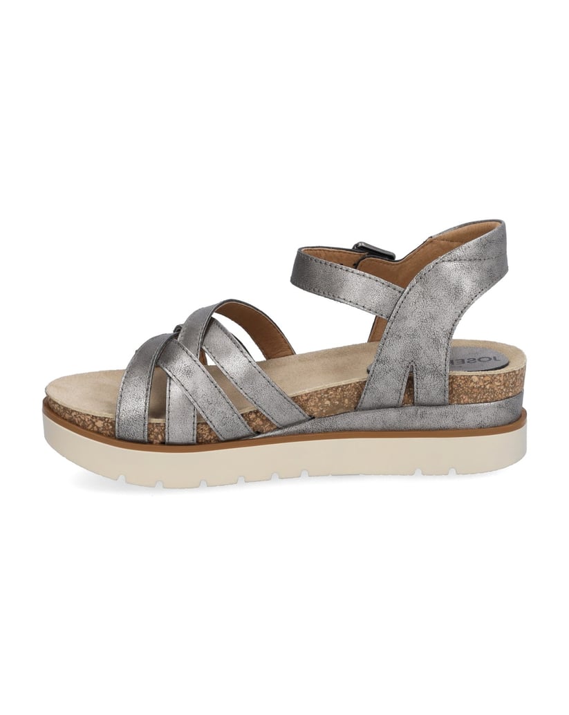 JOSEF-SEIBEL-Sandale-Clea-14,-platin-grau