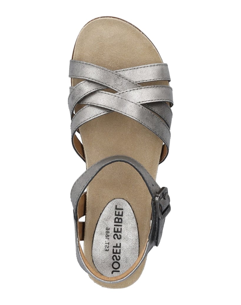JOSEF-SEIBEL-Sandale-Clea-14,-platin-grau