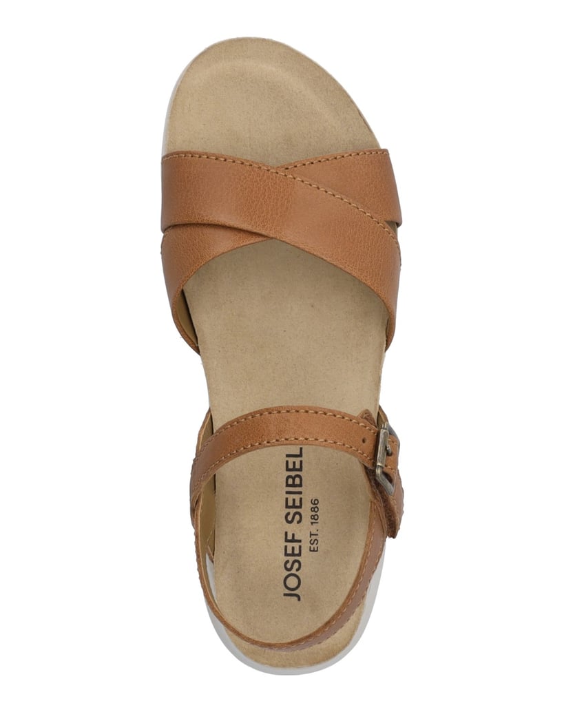 JOSEF-SEIBEL-Sandale-Celine-03,-camel-cognac
