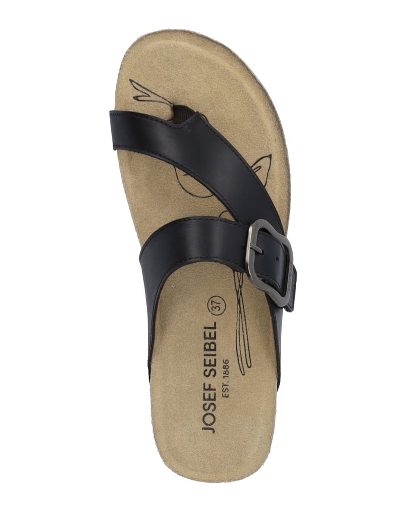 JOSEF-SEIBEL-Zehentrenner-Tonga-77,-schwarz-schwarz