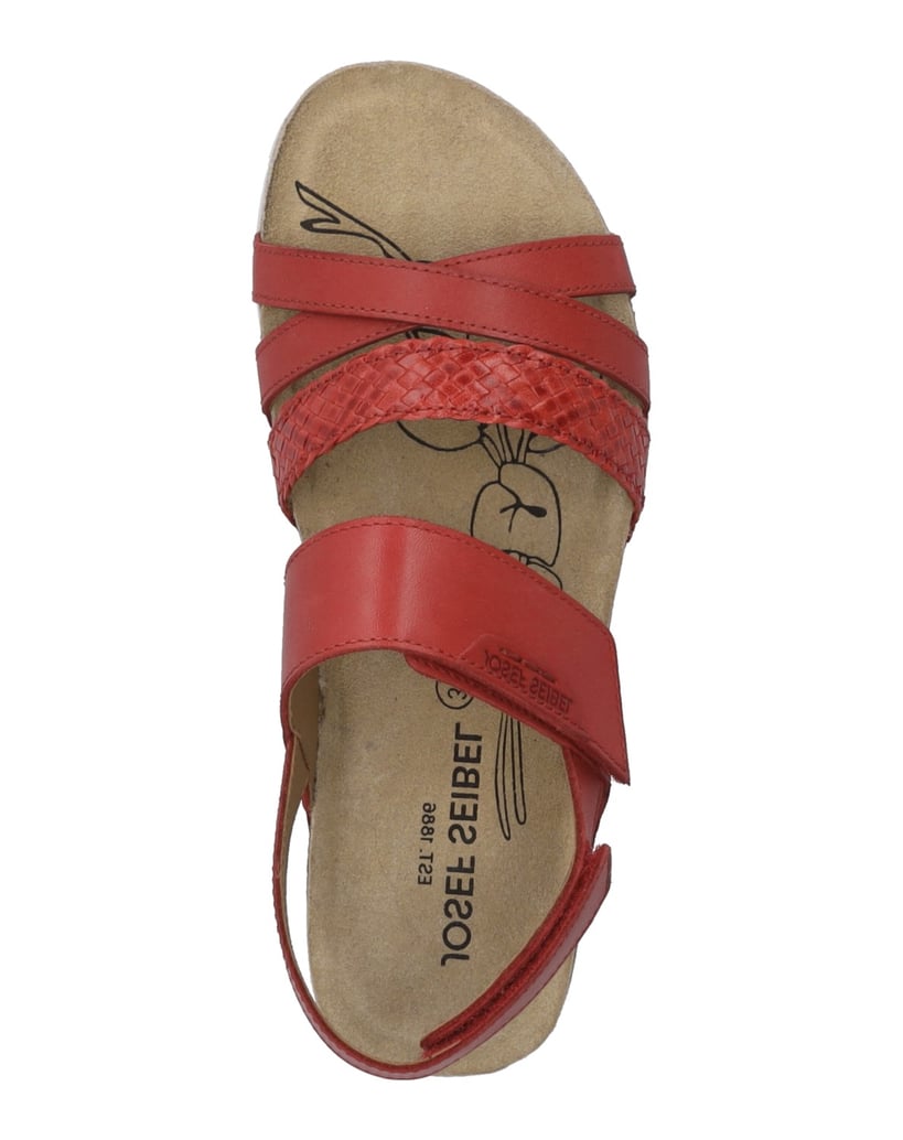 JOSEF-SEIBEL-Sandale-Lucie-03,-rot-rot