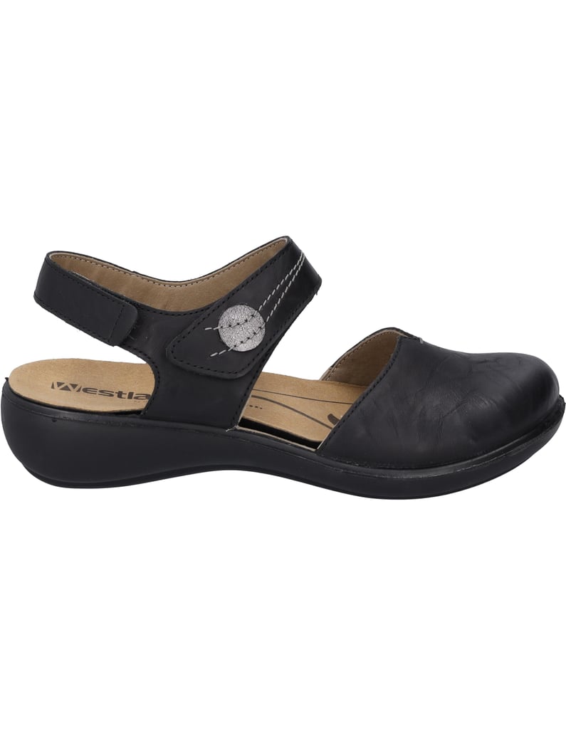 Westland-Sandale-Ibiza-77,-schwarz-kombi-schwarz