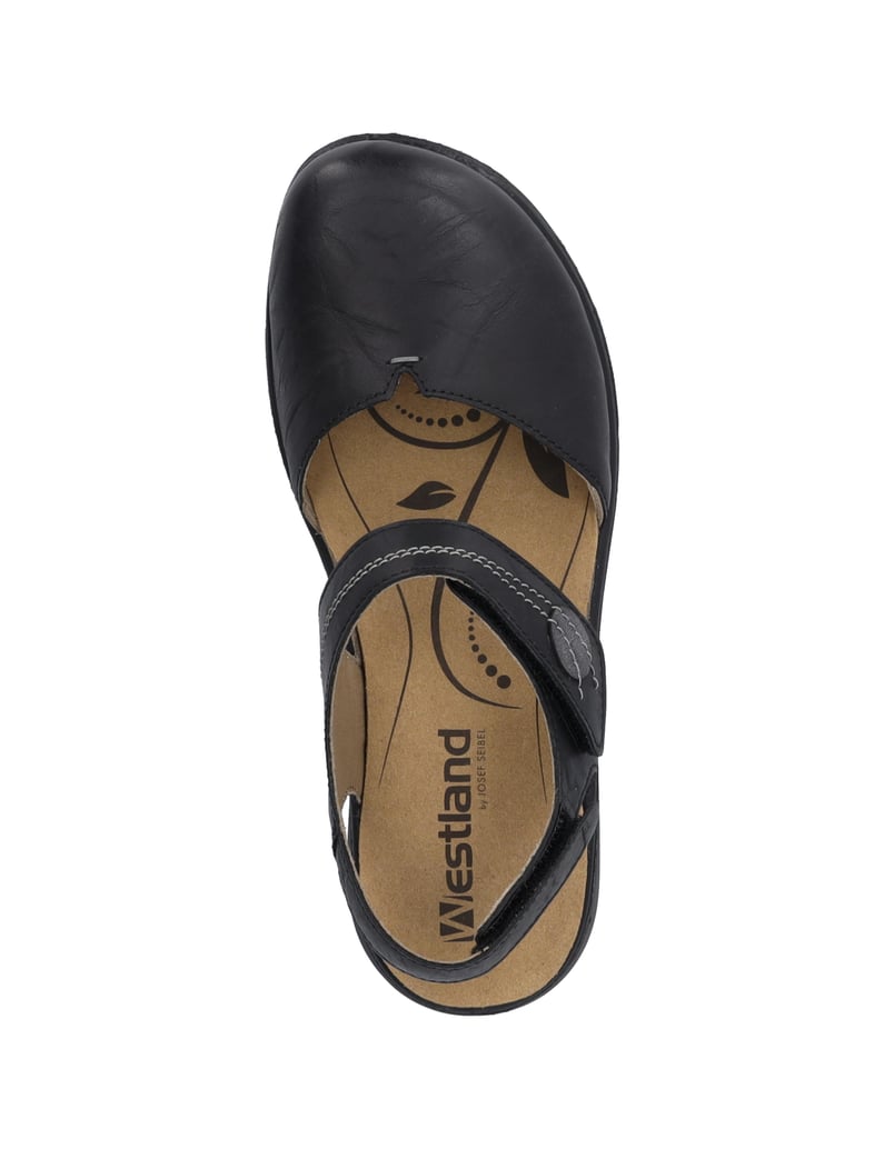 Westland-Sandale-Ibiza-77,-schwarz-kombi-schwarz