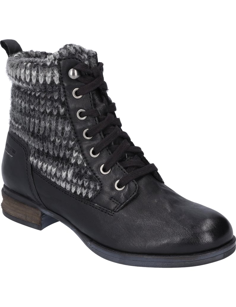 JOSEF-SEIBEL-Stiefelette-Sanja-17,-schwarz-kombi