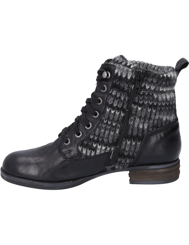JOSEF-SEIBEL-Stiefelette-Sanja-17,-schwarz-kombi