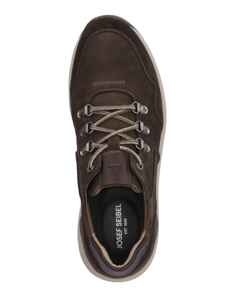 JOSEF-SEIBEL-Sneaker-Jeremiah-06,-tabak-kombi-braun