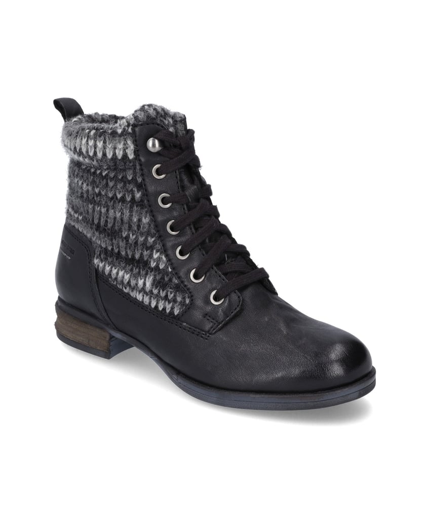 JOSEF-SEIBEL-Stiefelette-Sanja-17,-schwarz-kombi-schwarz