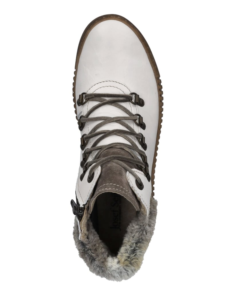 JOSEF-SEIBEL-Stiefelette-Maren-17,-weiss-kombi-weiss