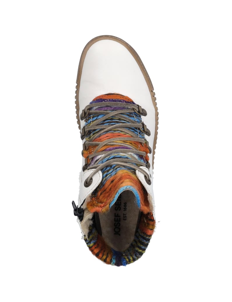 JOSEF-SEIBEL-Stiefelette-Maren-06,-weiss-multi
