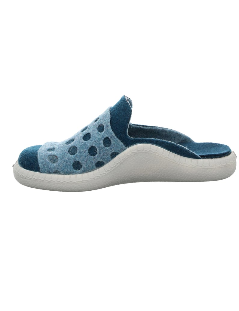 Westland-Hausschuh-Monaco-Damen-64,-petrol-kombi