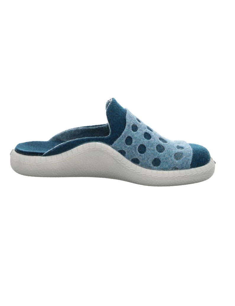 Westland-Hausschuh-Monaco-Damen-64,-petrol-kombi