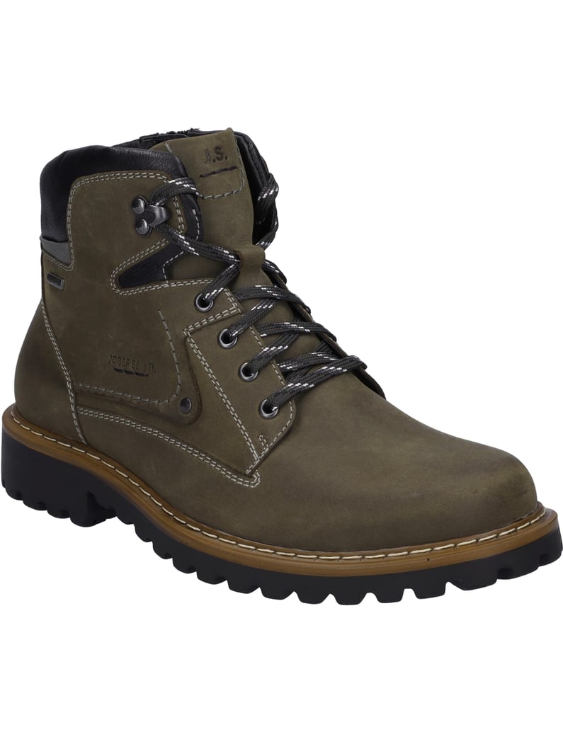JOSEF-SEIBEL-Stiefelette-Chance-51,-oliv-kombi-grün