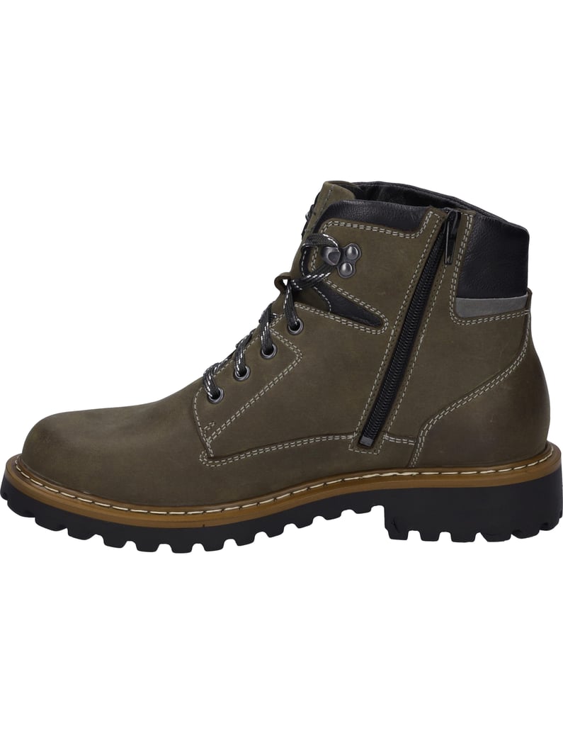 JOSEF-SEIBEL-Stiefelette-Chance-51,-oliv-kombi-grün