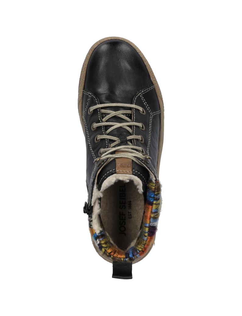 JOSEF-SEIBEL-Stiefelette-Alina-52,-schwarz-kombi-schwarz