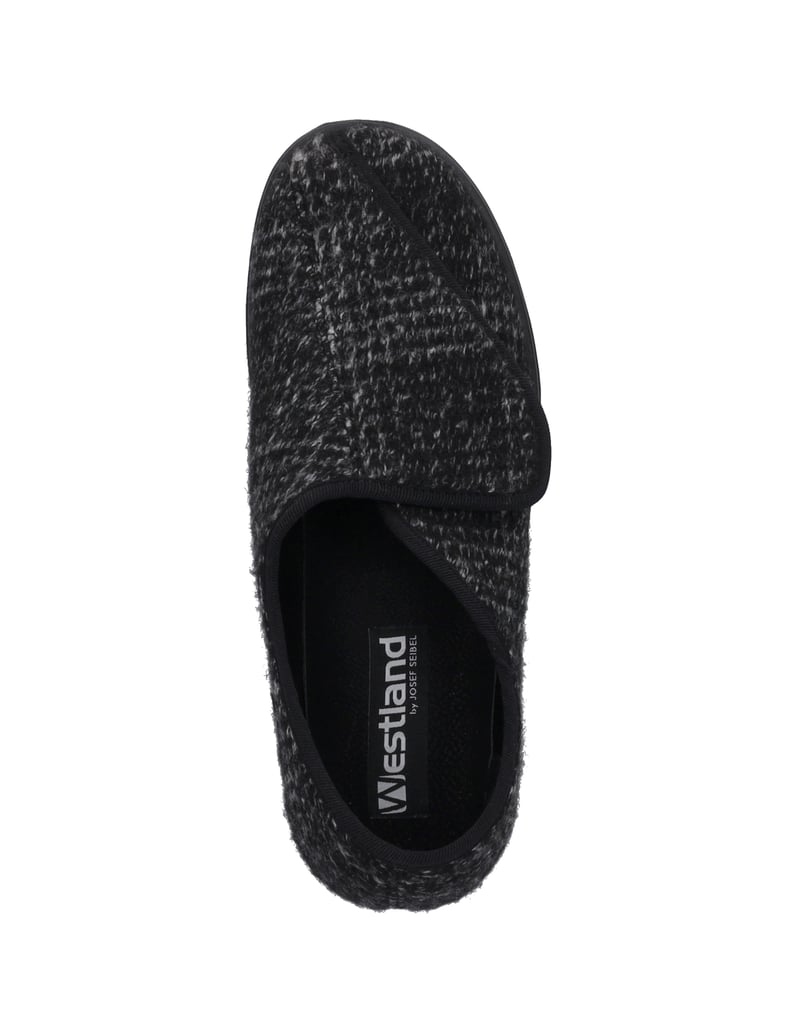 Westland-Hausschuh-Nice-105,-schwarz-kombi-schwarz
