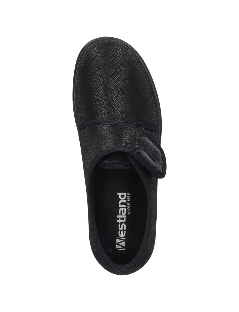 Westland-Hausschuh-Nice-106,-schwarz-schwarz