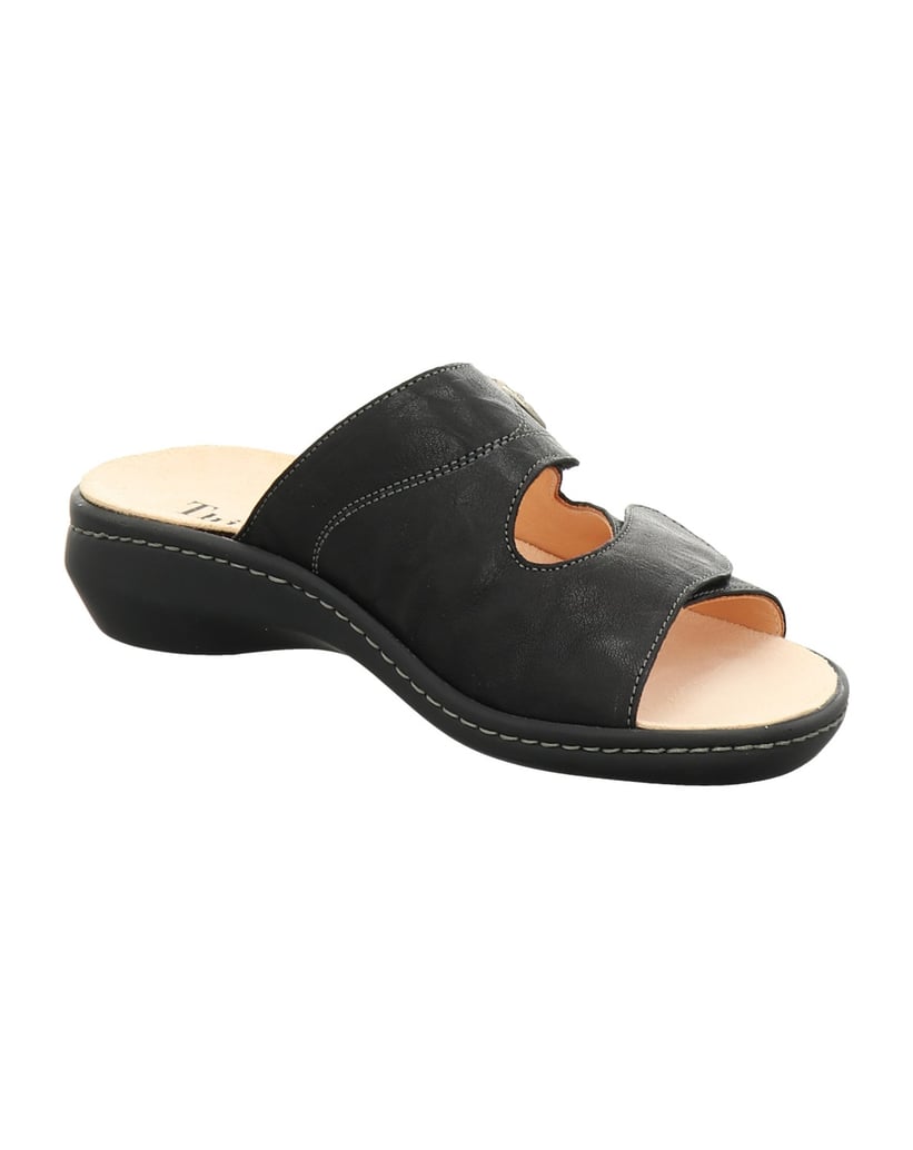 Think-Tieffußbett-Pantolette-CAMILLA-schwarz