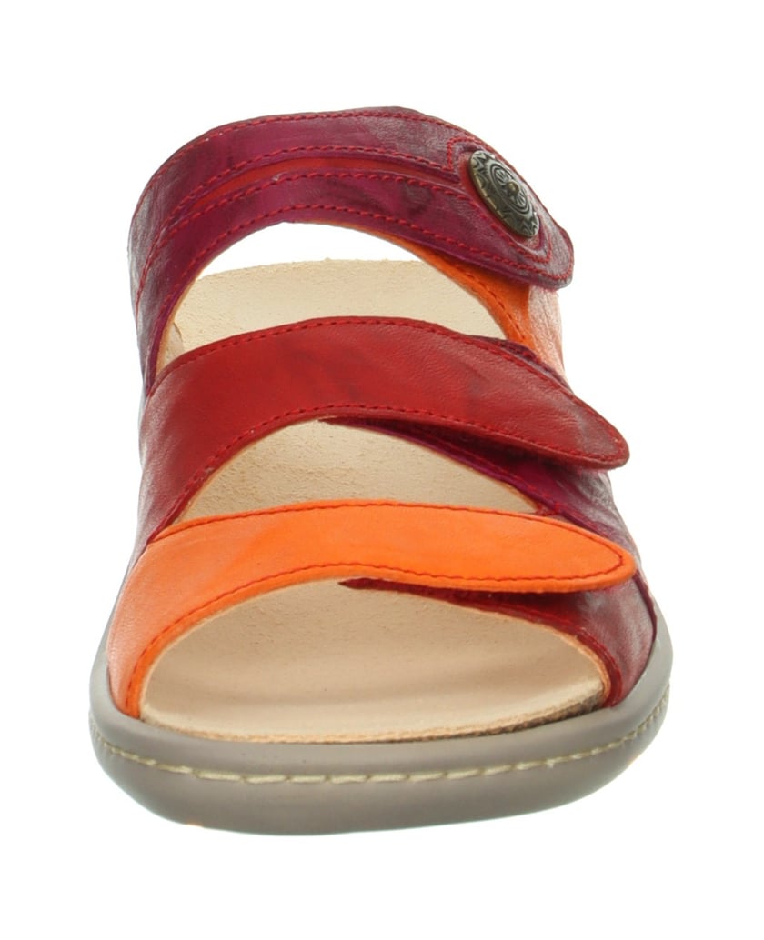 Think-Tieffußbett-Pantolette-CAMILLA-rot