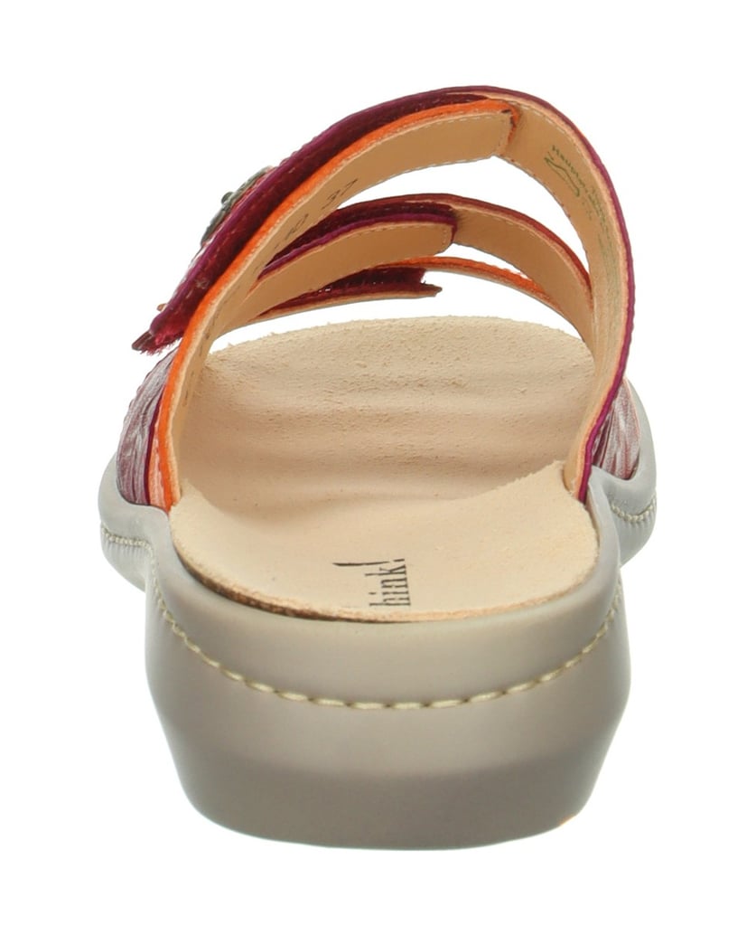 Think-Tieffußbett-Pantolette-CAMILLA-rot