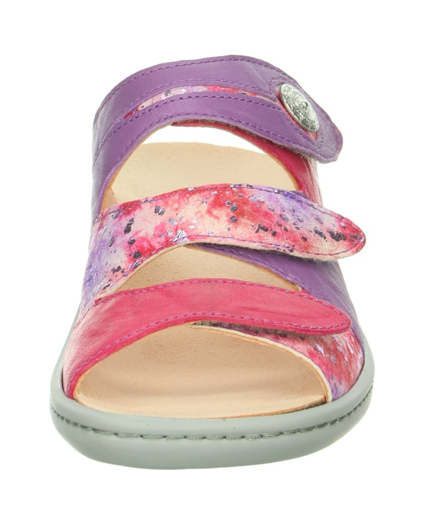 Think-Tieffußbett-Pantolette-CAMILLA-rot