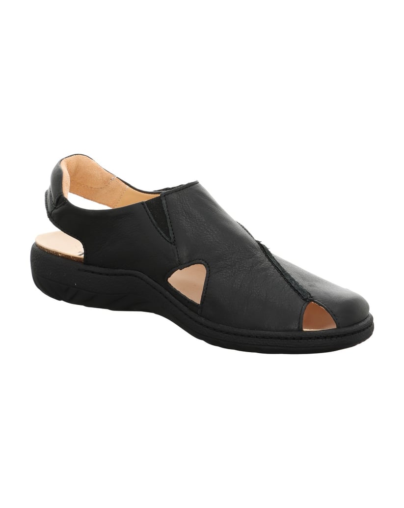 Think-Tieffußbett-Sandale-CHANGE-schwarz