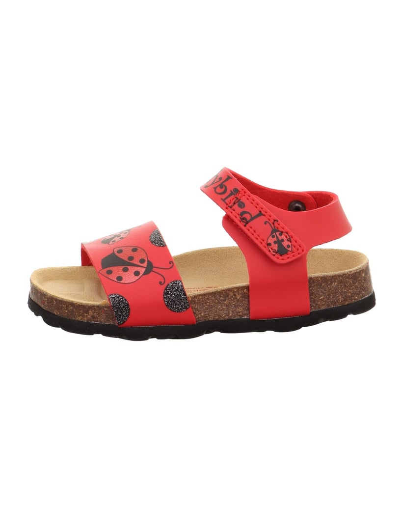 Superfit-Tieffußbett-Sandale-FUSSBETTPANTOFFEL-rot