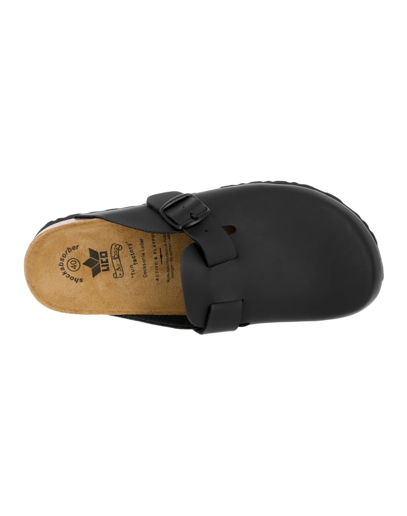 Lico-Pantolette-Bioline-Clog-schwarz