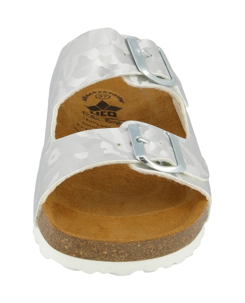 Lico-Pantolette-Bioline-Platino-silber