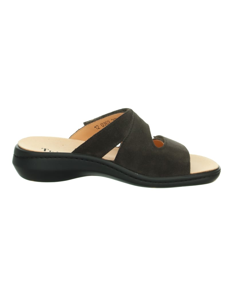 Think-Tieffußbett-Pantolette-CAMILLA-dunkelbraun