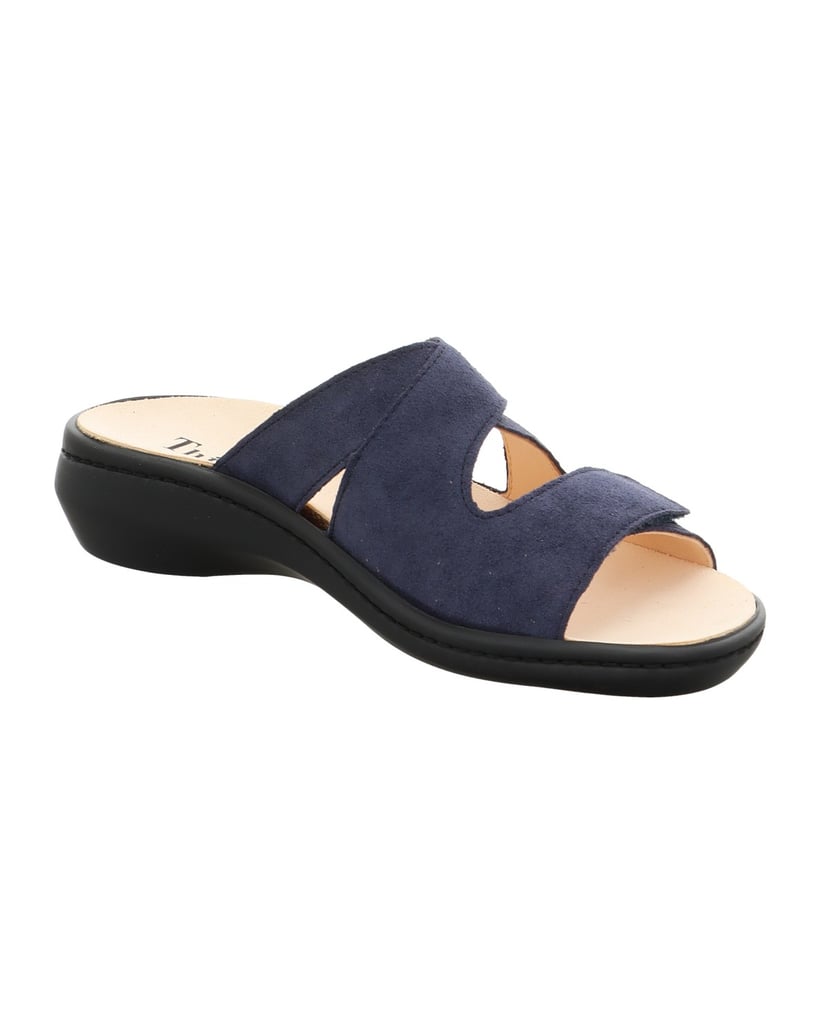 Think-Tieffußbett-Pantolette-CAMILLA-dunkelbraun