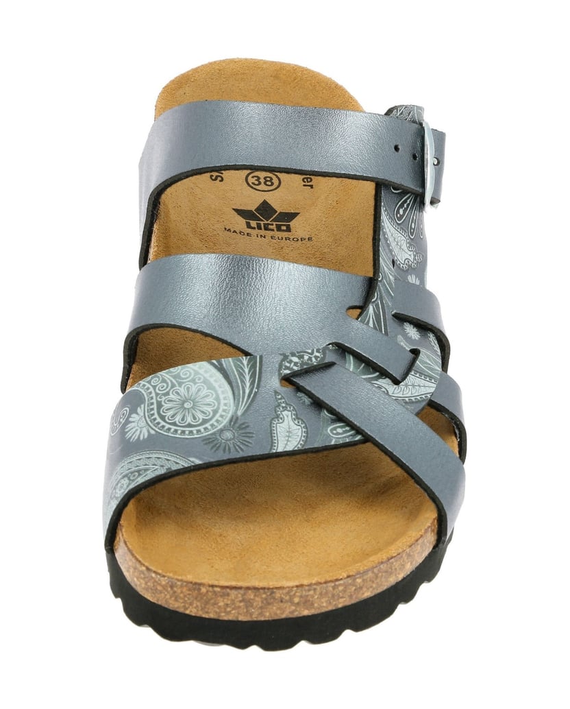 Lico-Pantolette-Bioline-Flora-grau