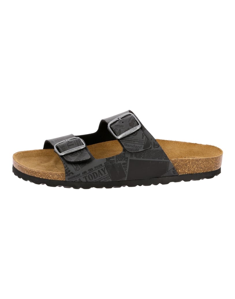 Lico-Pantolette-Bioline-Print-schwarz