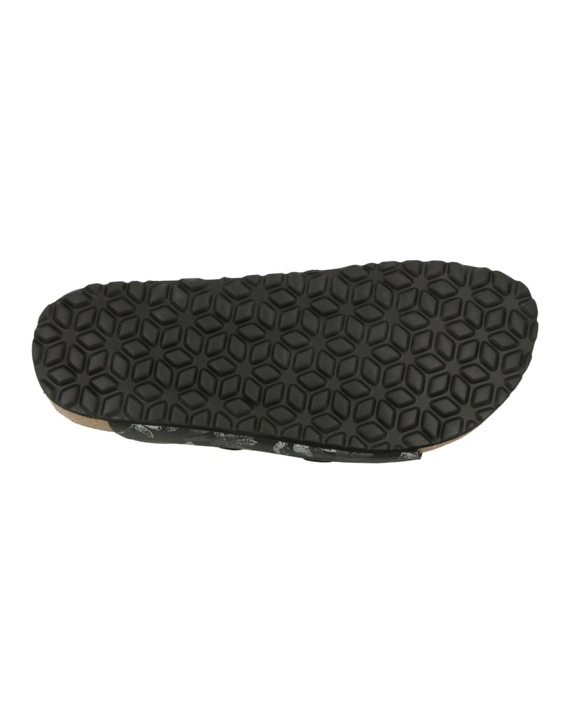 Lico-Pantolette-Bioline-leave-schwarz