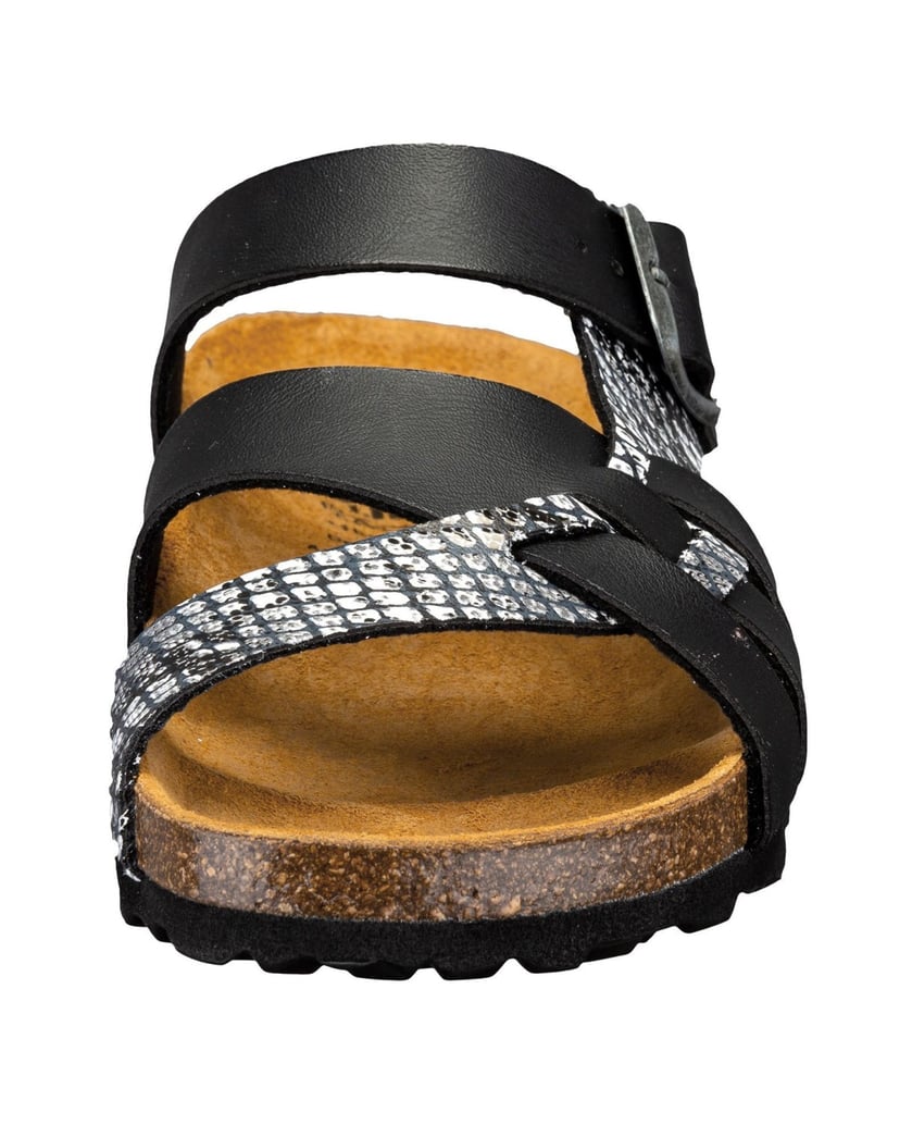 Lico-Pantolette-Bioline-Flora-schwarz