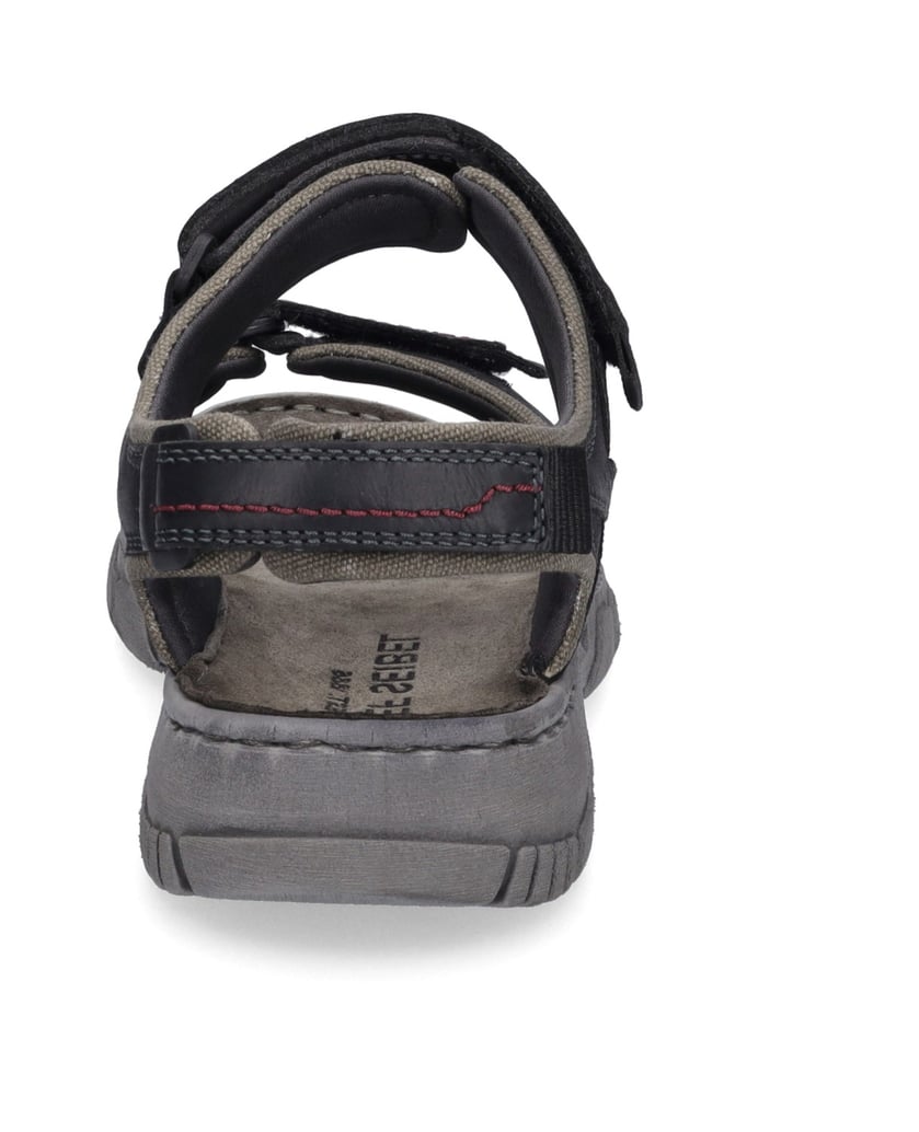 JOSEF-SEIBEL-Sandale-Brendan-03,-schwarz-kombi-schwarz