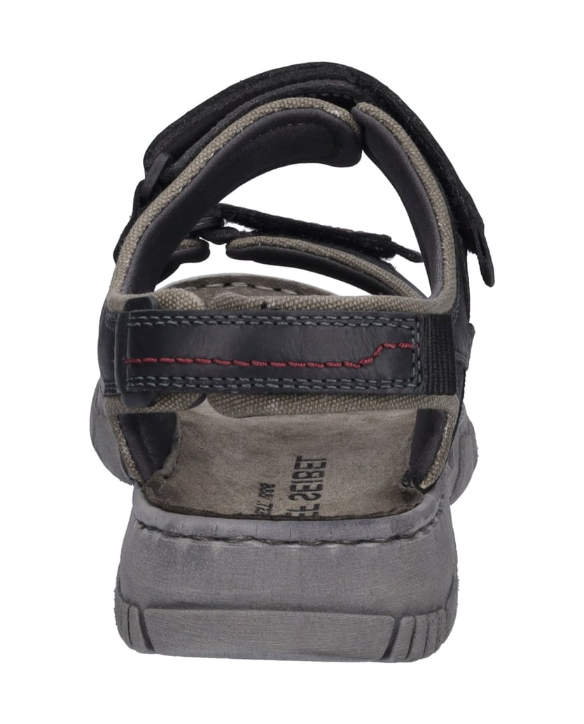 JOSEF-SEIBEL-Sandale-Brendan-03,-schwarz-kombi-schwarz