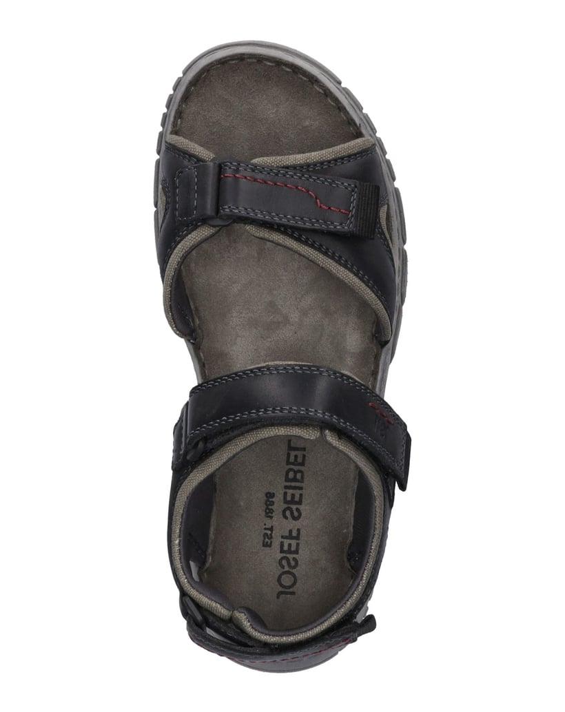 JOSEF-SEIBEL-Sandale-Brendan-03,-schwarz-kombi-schwarz