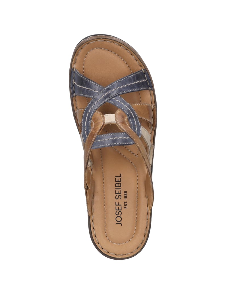 JOSEF-SEIBEL-Clog-Catalonia-01,-dunkelblau-kombi