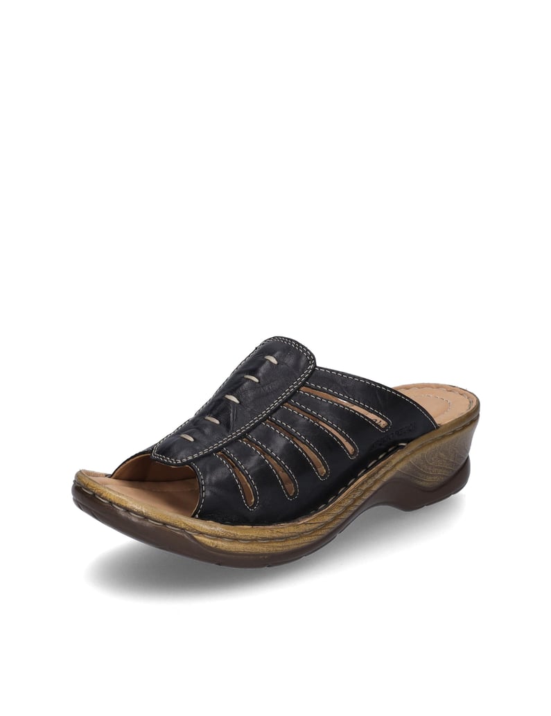 JOSEF-SEIBEL-Clog-Catalonia-77,-schwarz-schwarz