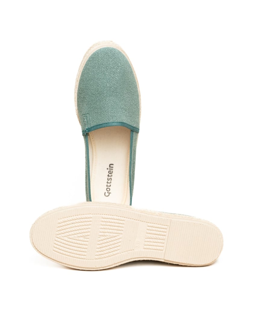 Gottstein-Camping-Linen-uni-V-grün