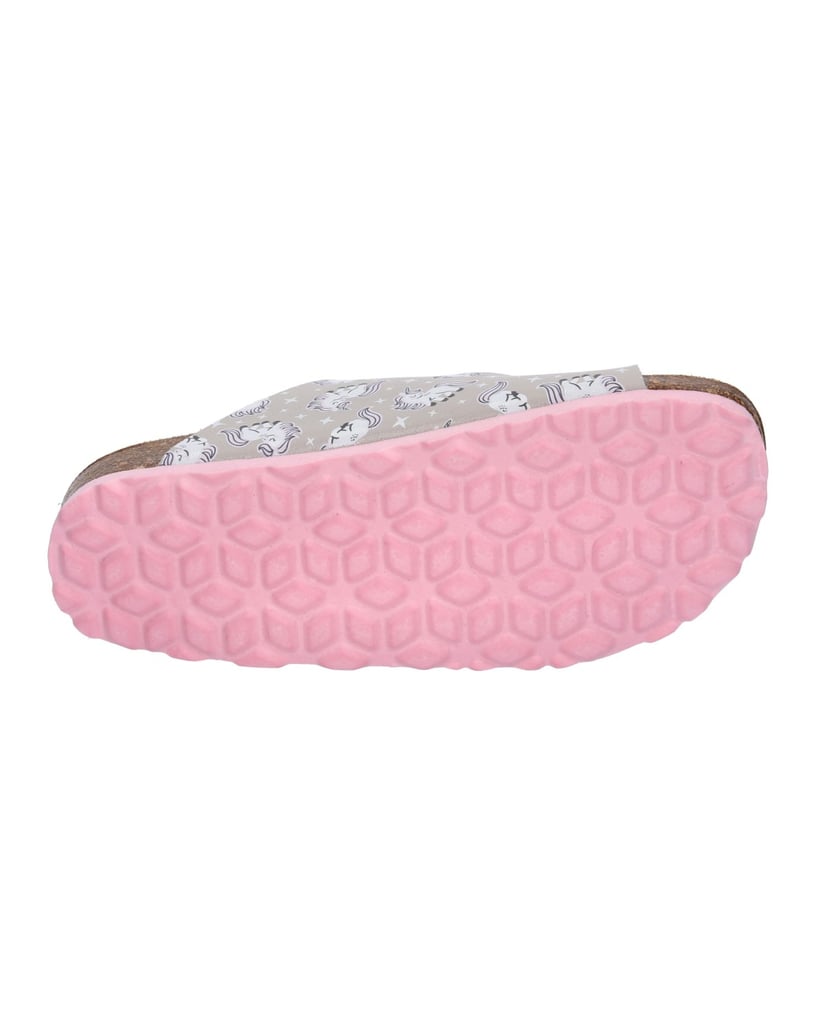 Lico-Pantolette-Bioline-Unicorn-grau