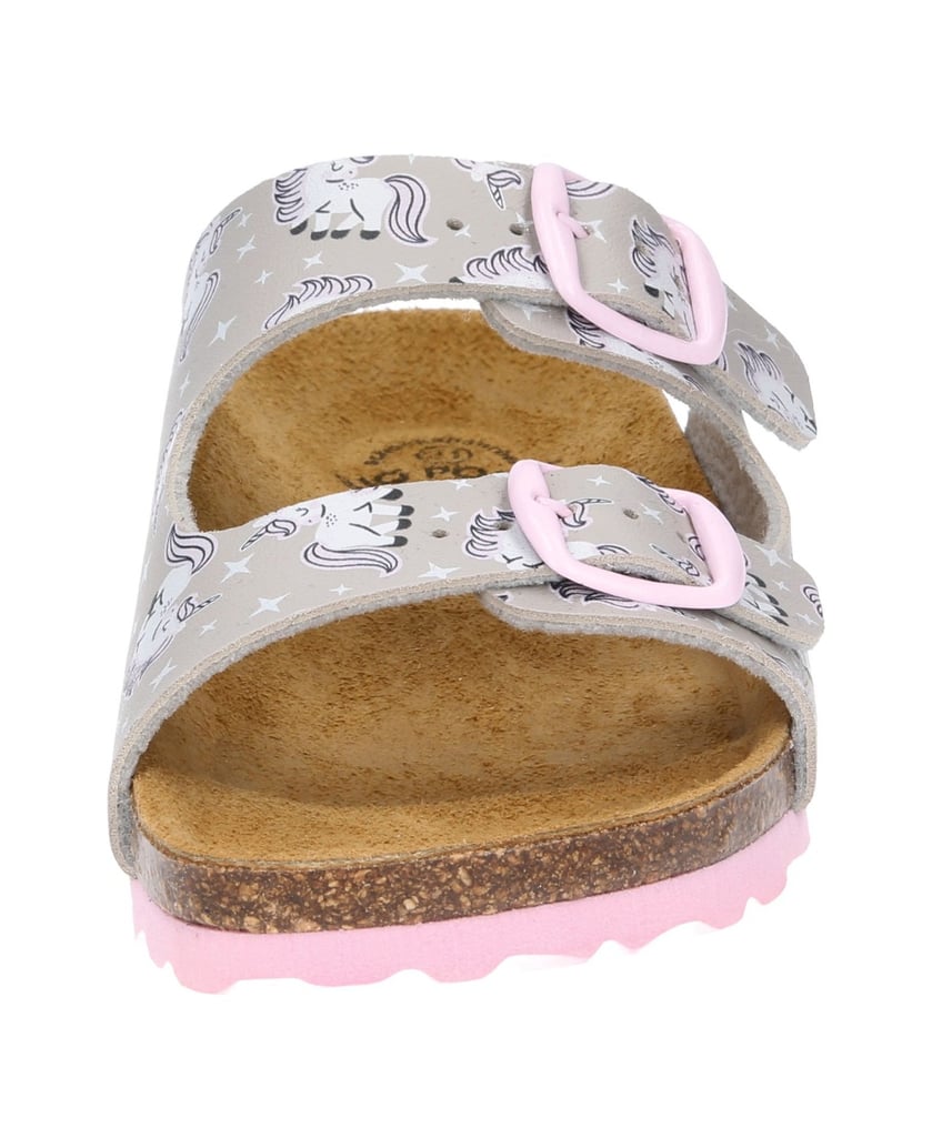 Lico-Pantolette-Bioline-Unicorn-grau