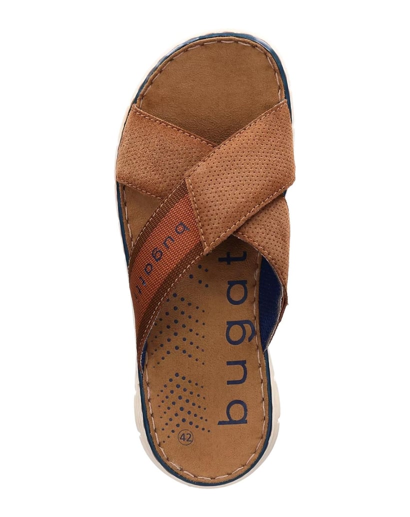 BUGATTI-Pantoletten-cognac